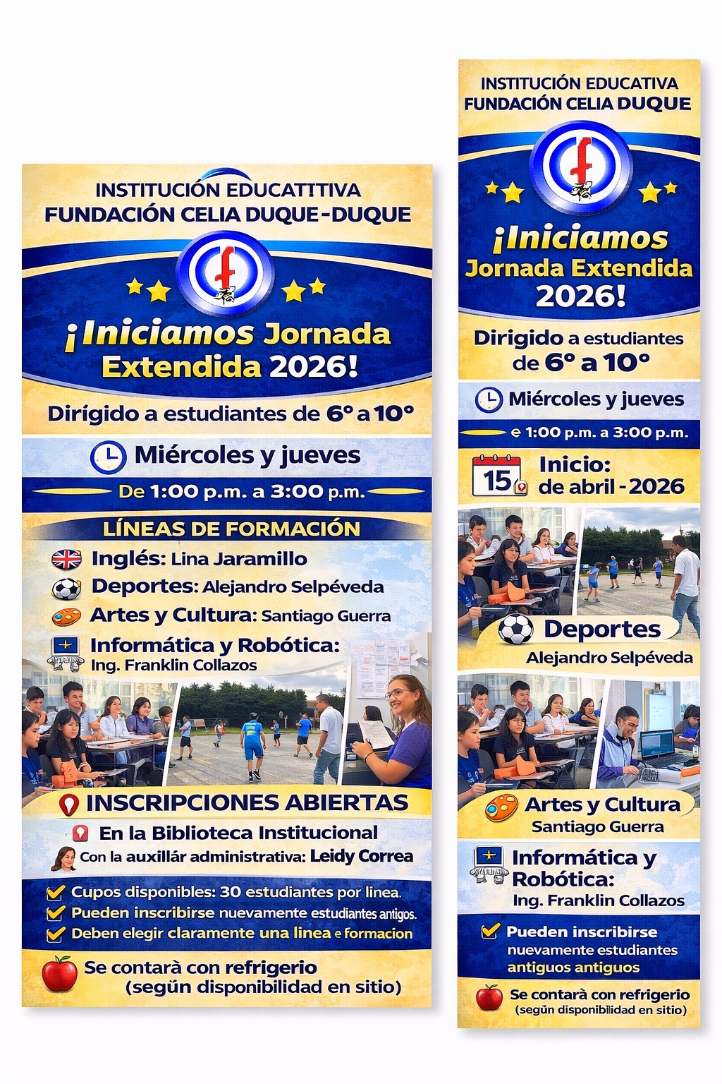 Inscripciones Jordana Extendida